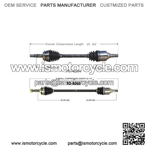 CV Axle Shaft Front Left Front Right Set Of 2 For Toyota 2006-2017 (For: Toyota)