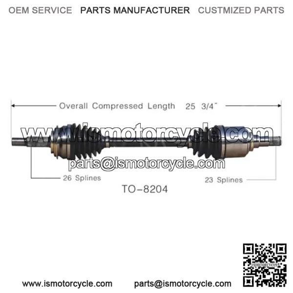CV Axle Shaft Front Left Front Right Set Of 2 For Toyota 2006-2017 (For: Toyota) - Image 4