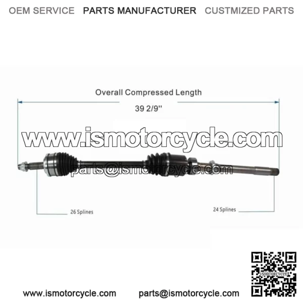 OE Front Right CV Axle For 2019-2023 Toyota Rav4 Built 4X4(For: Toyota) - Image 3