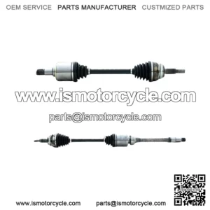 Front CV Joint Boot Axle Shafts Assemblies TrakMotive Set For Toyota Sienna FWD (For: Toyota)