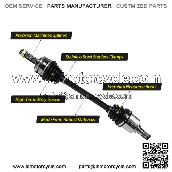 Front Right CV Axle Joint Shaft Assembly for Toyota Corolla Prizm 1993-2002 FWD (For: Toyota) - Image 3