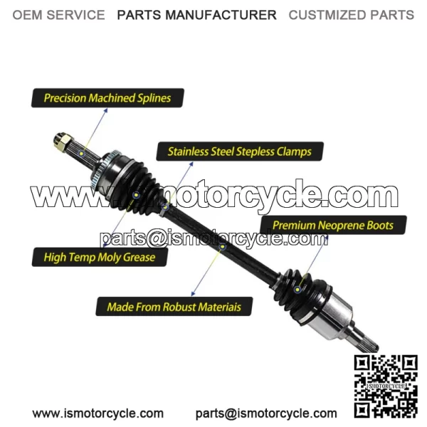 Front Pair CV Axle Shaft for Toyota Matrix XRS Wagon Manual Trans FWD 03-06 (For: Toyota) - Image 2