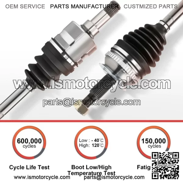 Front Left & Right CV Axle Shaft Assembly for Toyota Prius C 2012-2019 1.5L (For: Toyota) - Image 4