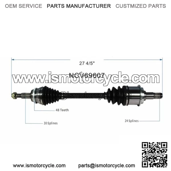 OE Front CV Axle CV Joint Shaft Assembly for Toyota Sienna Van 3.5L FWD 2004-10 (For: Toyota) - Image 2