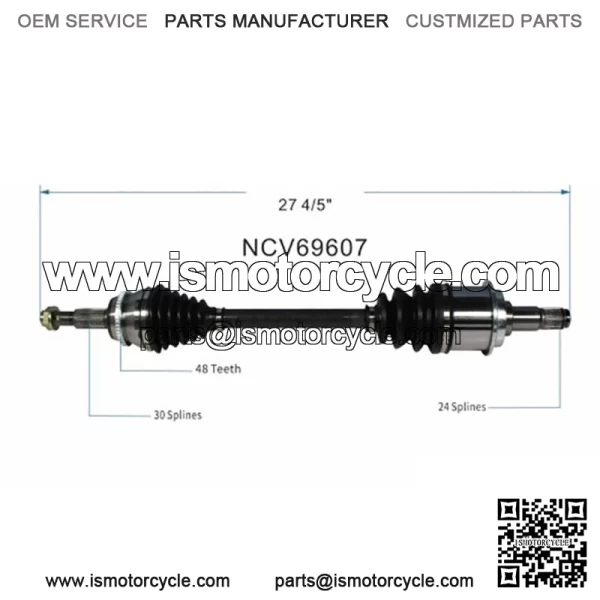 OE Front CV Axle CV Joint Shaft Assembly for Toyota Sienna Van 3.5L FWD 2004-10 (For: Toyota) - Image 5