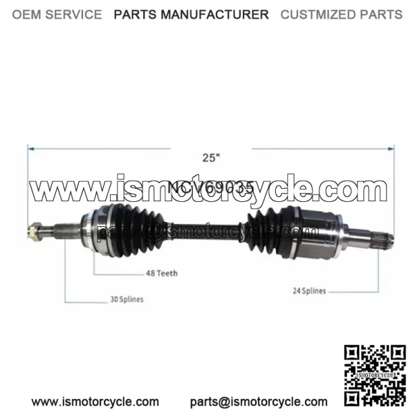 Front Pair CV Axle Joint Shaft Assembly Fits Lexus RX400h Highlander 3.3L 06-08 (For: Toyota) - Image 3