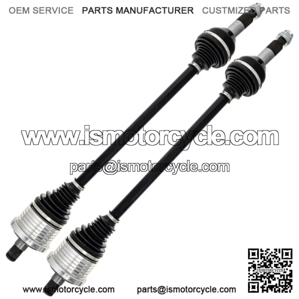 Rear CV Axle Half Drive Shaft for Can-Am Maverick 1000R Max XMR DPS 2 Pack