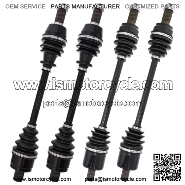 Front & Rear Left Right Axle Kit for Polaris Scrambler Sportsman 850