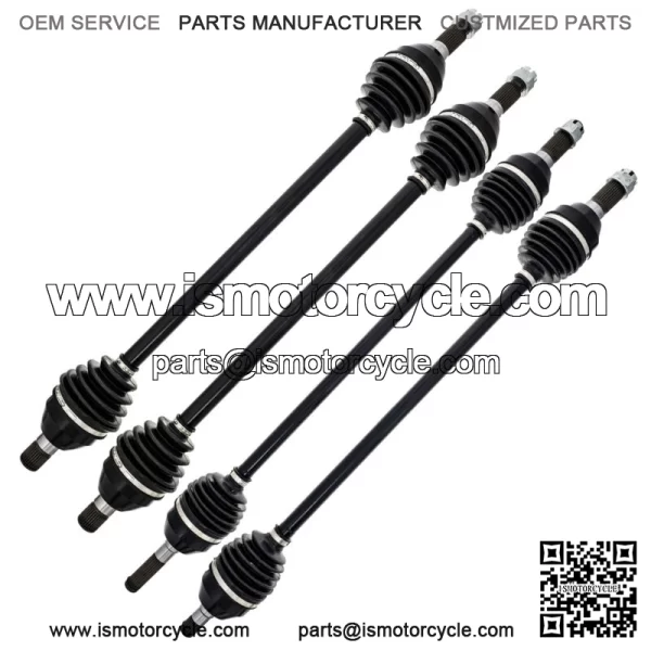 CV Axle Kit For Can-Am Maverick X3 R Turbo 705401830 705502362 Front Rear