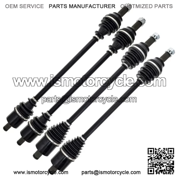 Front Rear CV Axle Kit for Polaris RZR XP 1000 4 Sport 1334491 1334490