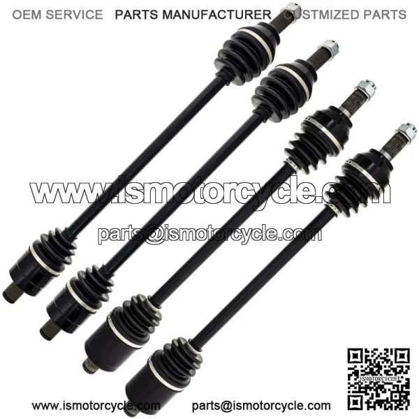 Front Rear CV Axle Kit For Polaris General XP 1000 DLX 1334269 1334268