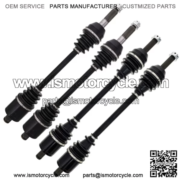 Front Rear CV Axle Kit For Polaris Ranger 570 Crew ETX EV 1333238 1333069