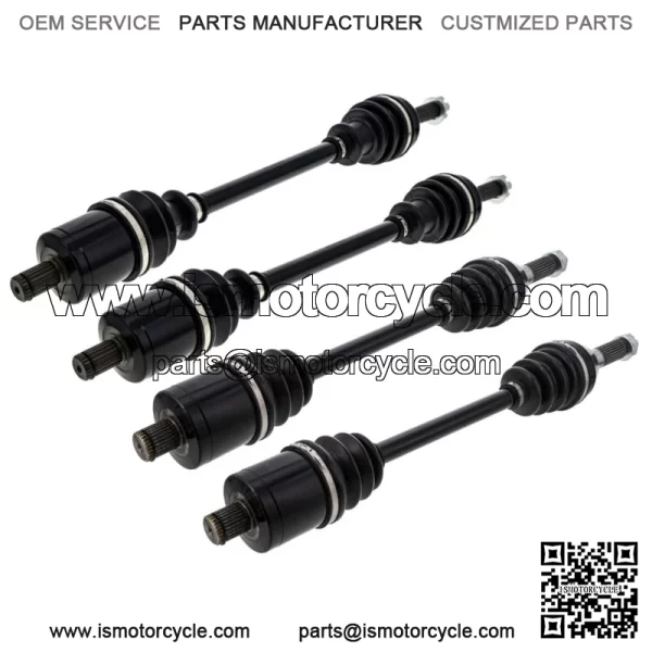 Front Rear CV Axle Kit For Polaris Ranger 570 Crew ETX EV 1333238 1333069 - Image 2