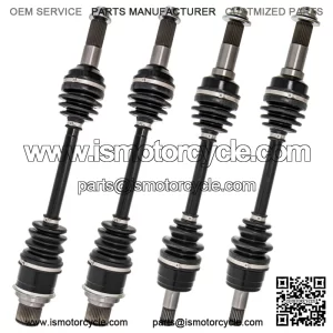 Complete F&R CV Axle Driveshaft Kit for Yamaha Kodiak 400 450 Grizzly 350