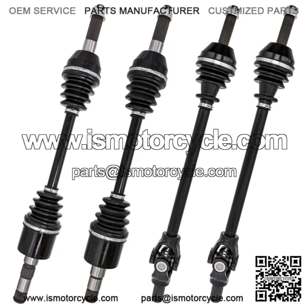 Front & Rear Left Right Axle Combo Kit for Polaris Ranger 500 1380230