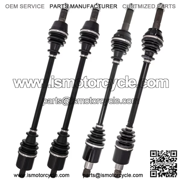 Complete F&R CV Axle Driveshaft Assembly Kit for Polaris RZR 4 RZR S 800