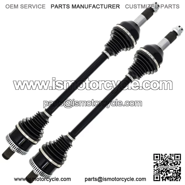 Rear CV Axle Half Drive Shaft for Can-Am Maverick Sport Max 1000R 2 Pack
