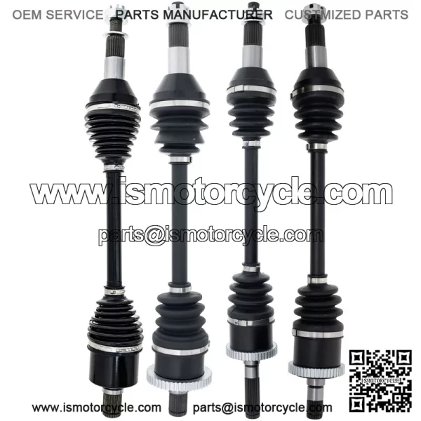 Front Rear CV Axle Drive Shaft Set for Can-Am Outlander 500 700 Max