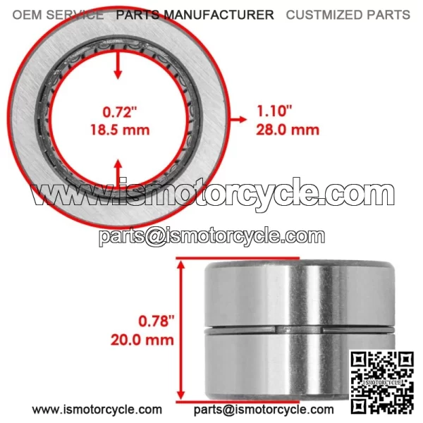 Rear Differential Bearing for Honda Rancher 350 TRX350FE TRX350FM 2000-2006 - Image 2
