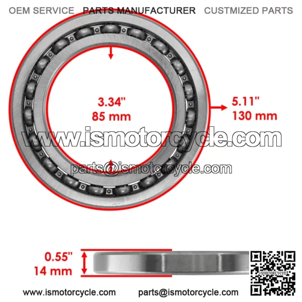 Rear Differential Bearing Seal Kit for Yamaha Rhino 700 YXR700F 4X4 FI 2008-2013 (For: 2006 Yamaha Rhino 660) - Image 5