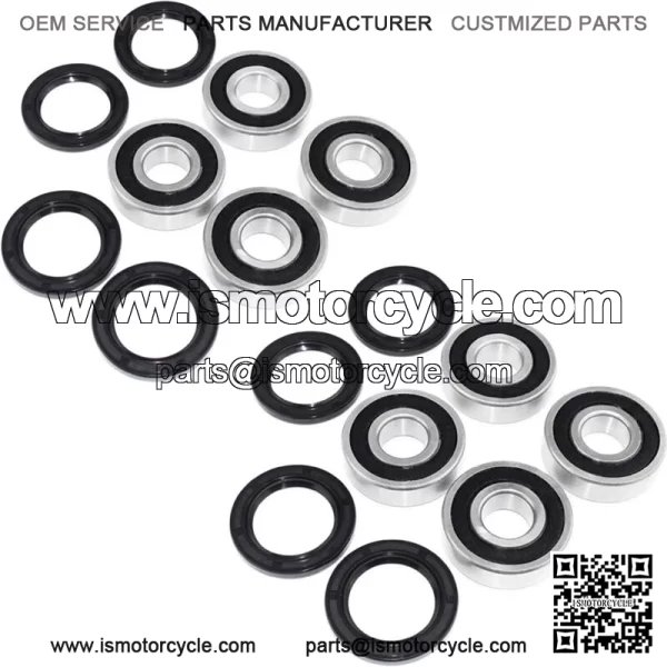 Yamaha Rhino 660 YXR660 Front & Rear Wheel Bearings Seals Kit and Gasket 04-007