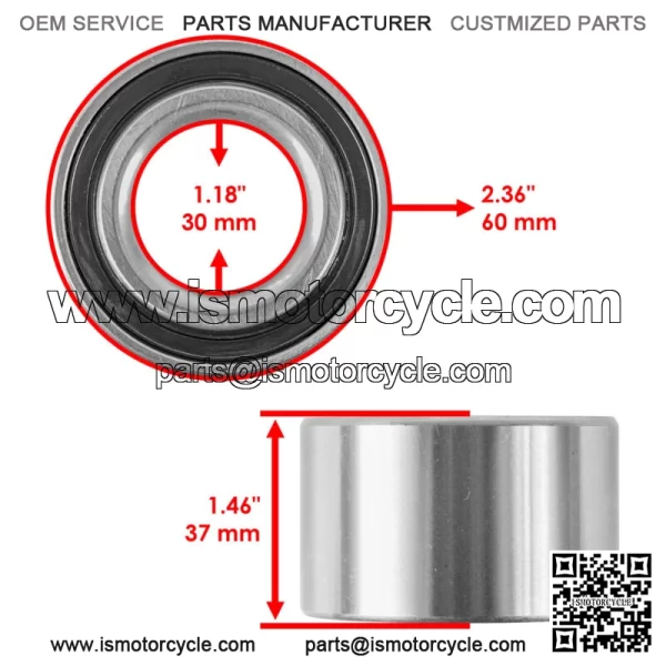 BA2B-633667 BA2B 633667 BA2B 633313 C Double Row Angular Ball Bearings 30x60x37 - Image 2