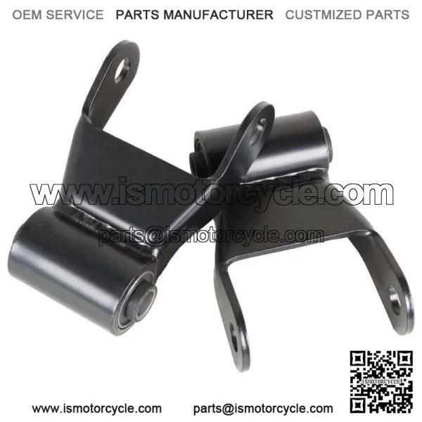 PAIR OF 3" REAR LEAF SPRING SHACKLE FOR 1994-02 DODGE RAM 2500 3500 722-022 - Image 4