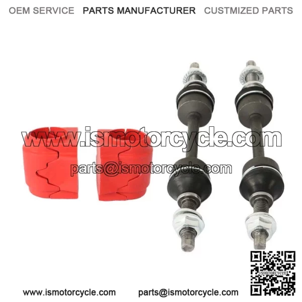 For 2009-2014 Ford F-150 4X4 4WD 4PCS Front Sway Bar Links & Bushings - Image 3