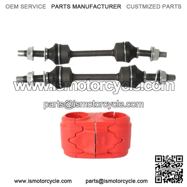 For 2009-2014 Ford F-150 4X4 4WD 4PCS Front Sway Bar Links & Bushings - Image 4