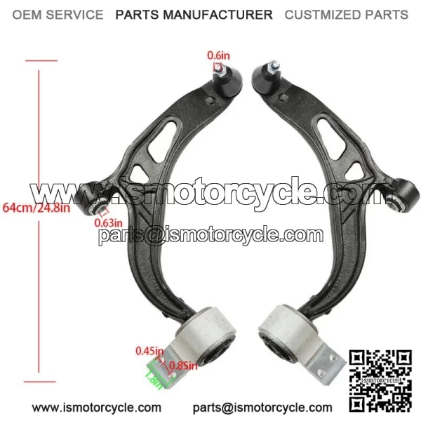 For 2011-2019 Ford Explorer 3.5L 3.7L Front Lower Control Arm w/ Ball Joint Pair - Image 3