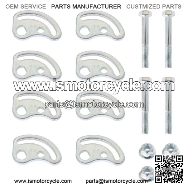 Pair Front Upper Control Arm Alignment Camber Bolt Kit LH Driver or RH Passenger