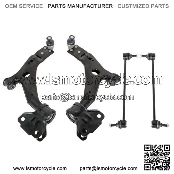 For 2013 - 2015 Ford Escape 4PC Front Lower Control Arm Ball Joint Sway Bar Link