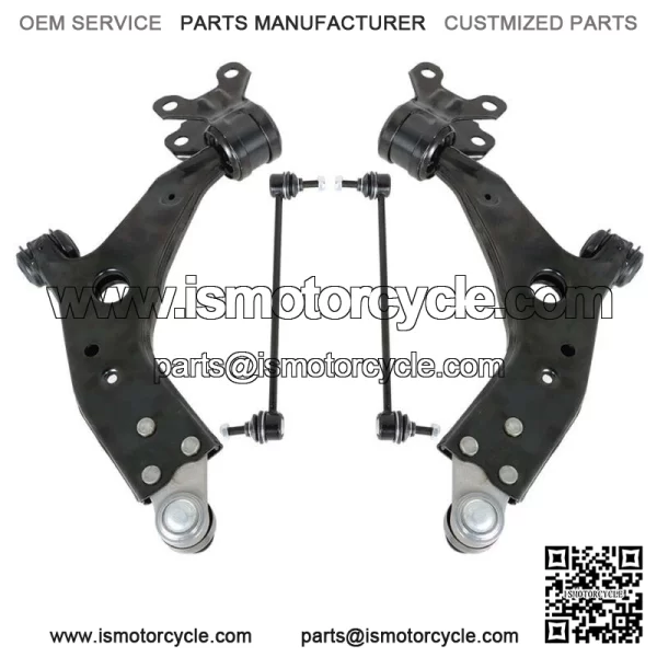 For 2013 - 2015 Ford Escape 4PC Front Lower Control Arm Ball Joint Sway Bar Link - Image 3
