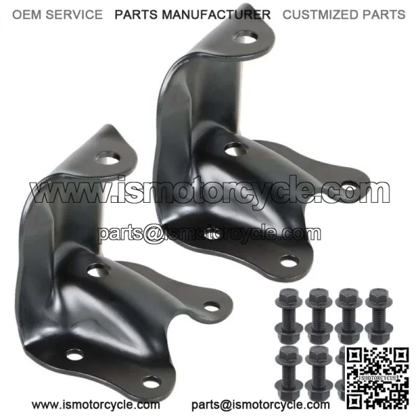 For 86-11 Ford Ranger Mazda B2300 Set of 2 Rear Leaf Spring Bracket Kit 722-010