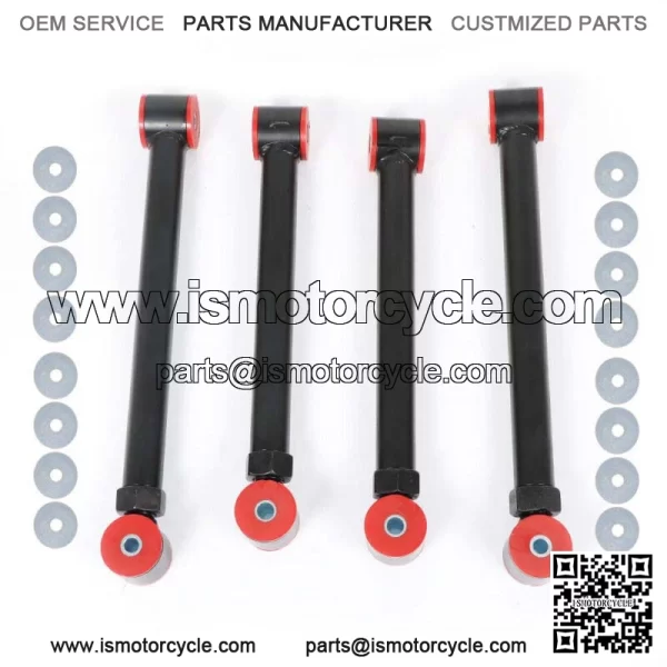 For Dodge Ram 94-09 4X4 Upgraded Adjustable Front Upper Lower Control Arms 0-6" - Image 4