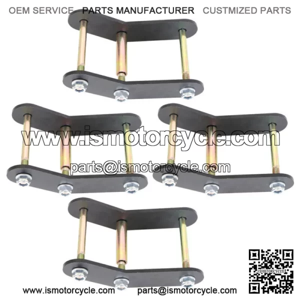 For 1987-1995 Jeep Wrangler YJ  4pcs 1.5" Front & Rear Level Lift Kit Shackles
