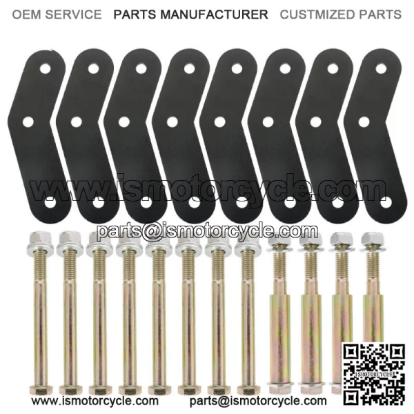 For 1987-1995 Jeep Wrangler YJ  4pcs 1.5" Front & Rear Level Lift Kit Shackles - Image 2