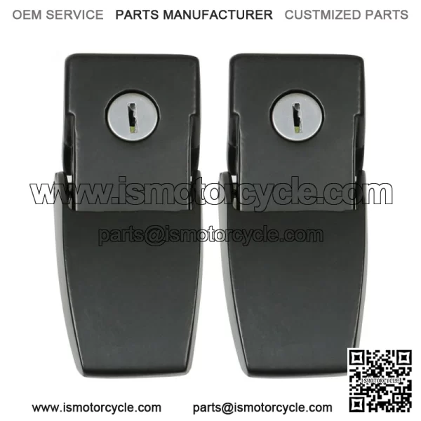 Hood Lock Catch Latches Kit for 2007-2023 Jeep Wrangler JK JKU JL JLU JT - Image 2
