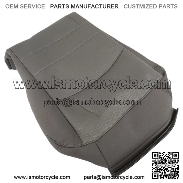 For 2013-2017 2018 Dodge Ram 1500 2500 3500 Driver Side Bottom Seat Cover Gray - Image 3