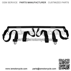 Seat Belt Kit 2 Piece 60" Fully Extended Lap Seat Belts Bracket and Hardware