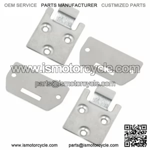 2 Sets of Seat Hinge Bottom and Plate for EZGO TXT Medalist Golf Cart 1995-up