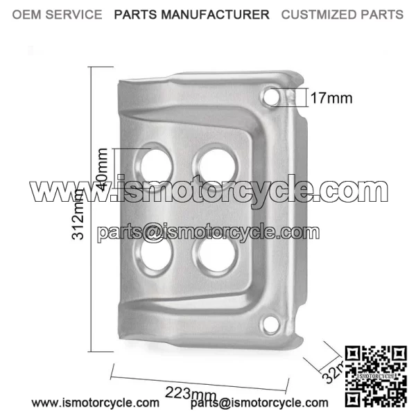 Front Skid Plate for Honda 1998-2004 TRX400FW TRX450 FE/FM/ES/S Foreman 400 450 - Image 2
