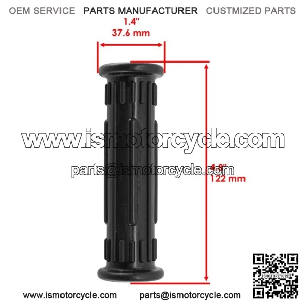 2 x Handlebar Grips for Polaris Sportsman 700 2002 2003 2004 2005 2006 For: Polaris Sportsman 800 - Image 2