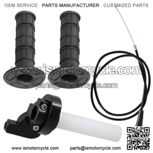 7/8" Motorcycle Twist Throttle Handle Grip with Cable 50-250CC motocross ATV For: More than one vehicle