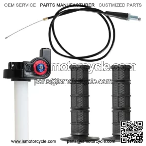 7/8" 22mm Twist Throttle Handle Grip with Cable 50-250CC ATV Dirt Bike For: More than one vehicle