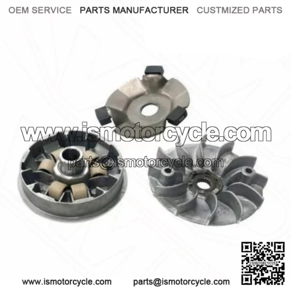 Drive Belt Variator Pulley Roller Set For Lexmoto Diablo 125 Euro 5 LJ125T-9M-E5 - Image 2
