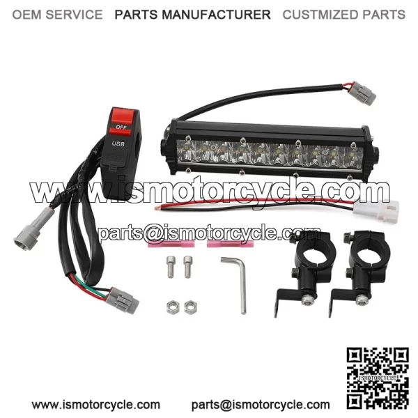 For Yamha Banshee 350 Raptor 700 YFZ450 LED Headlight Bar Lighting Kit Plug&Play - Image 5