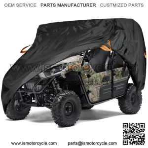 4x4 Utility Vehicle Cover Double Row Seats Storage Fits Kawasaki Teryx4 750 800 For: Kawasaki Teryx4 800