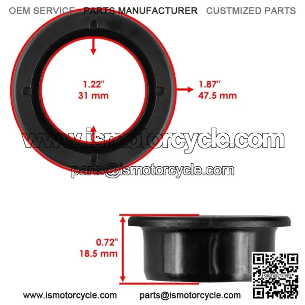 Rear Control Arm & Knuckle Bushing For Polaris Sportsman 570 X2 Touring 18-2023 - Image 2