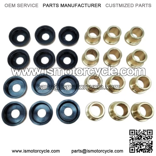 12PCS A-Arm Bushings & Dust Cover Caps Kit for Yamaha YFZ450 YFZ450R YFZ450X - Image 3